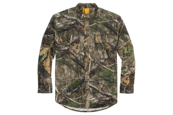 Browning Wasatch-CB Shirt Button-Front 2 Pocket Mossy Oak DNA M