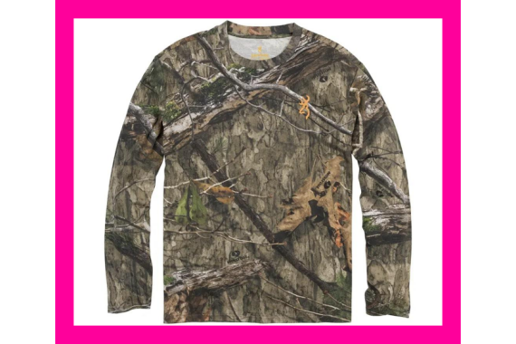 Browning Wasatch Long Sleeve T-Shirt Mossy Oak DNA L