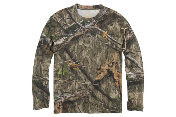 Browning Wasatch Long Sleeve T-Shirt Mossy Oak DNA M