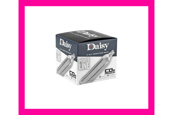 DAISY #7025 CO2 CYLINDERS 25/BX