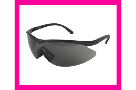 Edge Eyewear Fastlink Shooting Glasses Black Frame with G15 Vapor Shield L