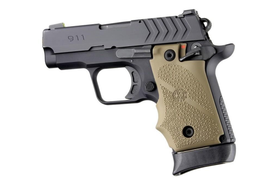 Hogue Ambi Safety Rubber Grip for Springfield Armory 911- FDE