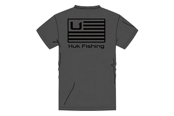 Huk and Bars Short Sleeve Shirt Volcanic Ash M