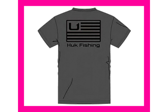Huk and Bars Short Sleeve Shirt Volcanic Ash M