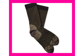 LaCrosse Lightweight Copper Socks Crew Olive XL