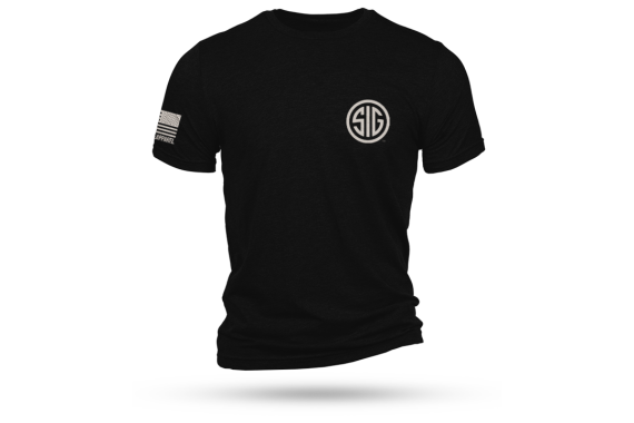 Nine Line Sig Sauer Logo Short Sleeve Shirt Black L