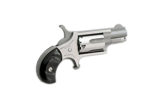 North American Arms Mini 22lr Rev 1-1-8 Ss Blk Prl