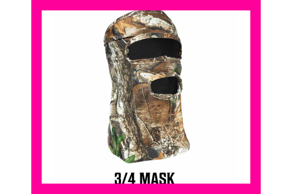 Primos Stretch Fit Mask - RealTree Edge Camo 3/4 Face