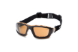 Pyramex Carhartt Carthage Shooting Glasses Black and Tan with Bronze Anti-