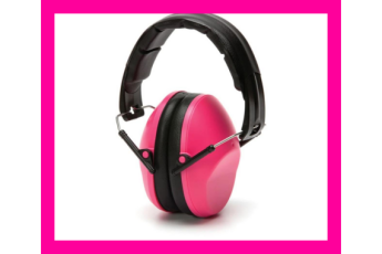 Pyramex VG90 Series Passive Earmuff 24dB Pink Clamshell