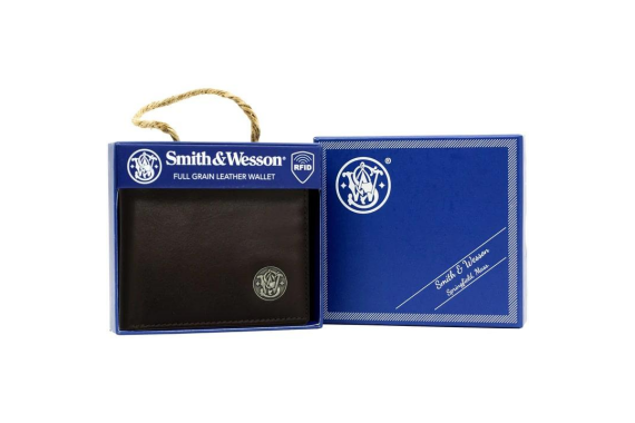 Rugged Rare Smith & Wesson Front Pocket Wallet Black