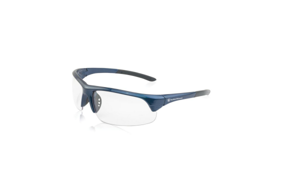Smith & Wesson Corporal Shooting Glasses Half Frame Blue with Clear Lens