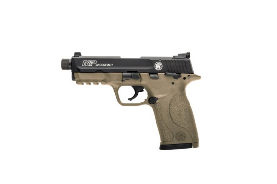Smith and Wesson M&p22 Compact 22lr Fde Thread