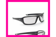 Walkers IKON Forge Shooting Glasses Black with Clear Lens