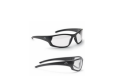 Walkers Vector Full Frame Shooting Glasses Black with Clear Lens Case