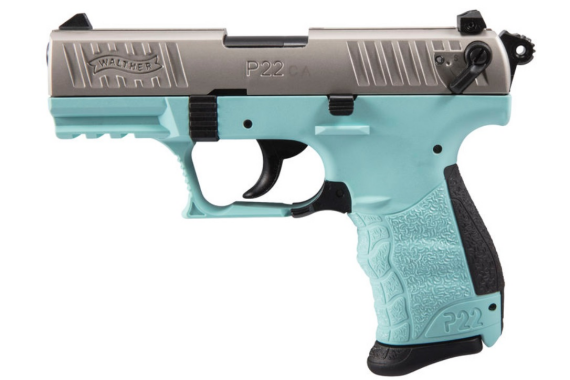 Walther Arms P22 22lr Nkl-angel Blue 3.4 Ca