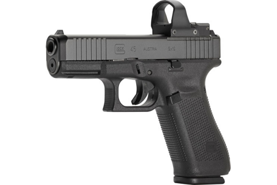 Glock 45 Mos 9mm Fixed Sight - 10-shot W-front Serrations