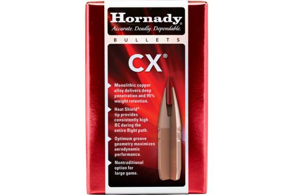 Hornady Bullets 25 Cal .257 - 90gr. Cx 50ct 25bx-cs