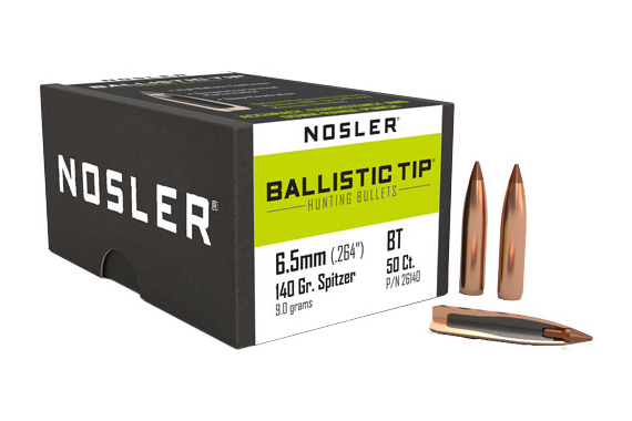 Nosler Bullets 6.5mm .264 - 140gr Ballistic Tip 50ct