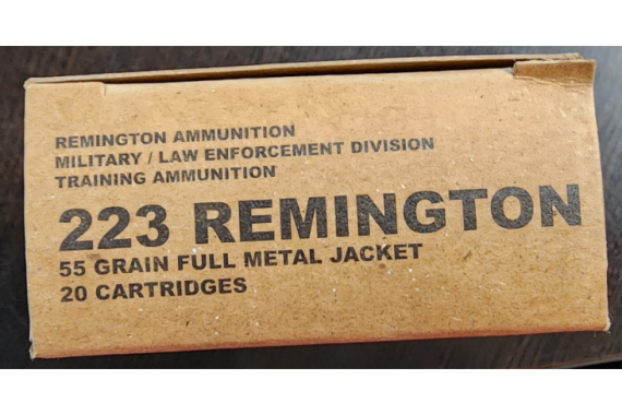 Remington .223 Rem 55gr FMJ