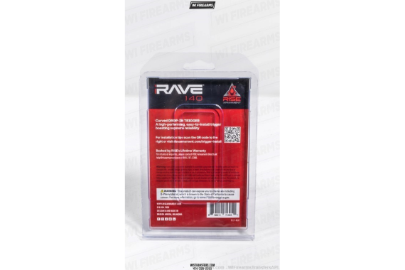 Rise Armament Rave 140 Curved AR-15 Drop-In Trigger