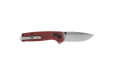 Terminus Xr G10 Knife - Crimson, Clip Point, Plain Edge, 2.95