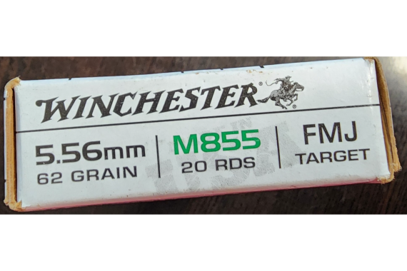 WINCHESTER USA 5.56 62GR FMJ M855