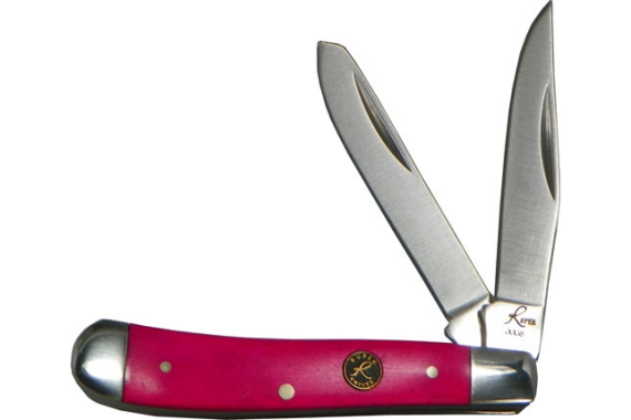 Abkt Roper Series Pink Sky - Peanut 2-blade Bone Hndls