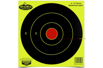 B-c Dirty Bird Yellow Rnd Tgt 8-8