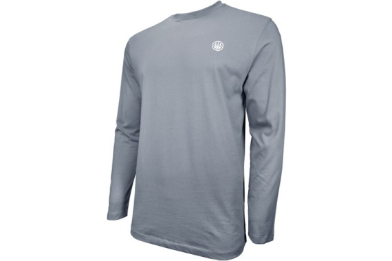 Beretta T-shirt Long Sleeve - Usa Logo 2x-large Dove Gray