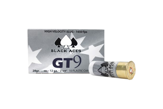 Black Ace Tactical Gt9 Slugs 12 Ga. 2 3-4 In. Oz. 10 Rd.