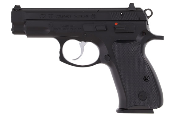 Cz 75 Compact 9mm Fs 10-shot - Manual Safety Black Polycote