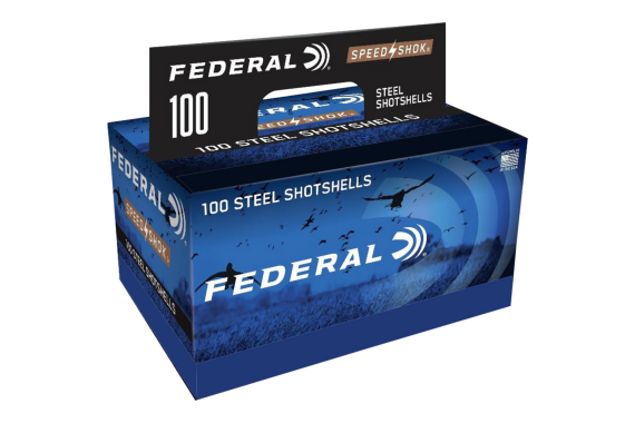 Federal Speed-shok Load 12 Gauge 3 In. 1 1-4 Oz. 2 Shot 100 Rd.