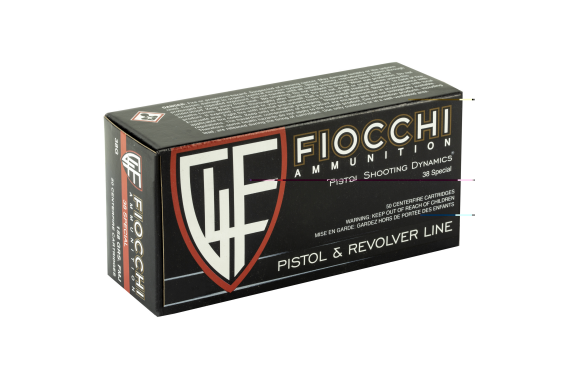 Fiocchi 38spl 158gr Fmj 50-1000