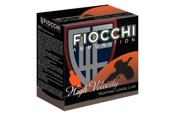 Fiocchi High Velocity Hunting Loads 12 Ga. 2.75 In. 1 1-8 Oz. 4 Shot 25 Rd.
