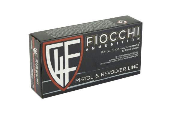 Fiocchi Range Dynamics Pistol Ammo 40 S&w 180 Gr. Fmjtc 50 Rd.