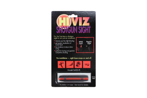 Hiviz Shotgun Front Sight - Magnetic Rib .328-.437