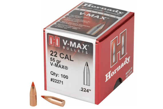 Hrndy V-max 22 Cal .224 55gr 100ct