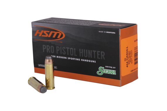 Hsm Pro Pistol Hunter Ammunition 454 Casull Sierra Jsp 300 Gr. 50 Rd.