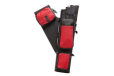 Neet Nt-2300 Leather Target Quiver Black With Red Pockets Rh