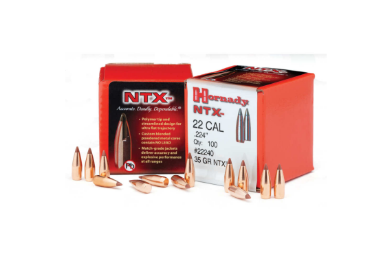 Ntx® Bullets - 20 Caliber .204, 24 Grain, 100-bx