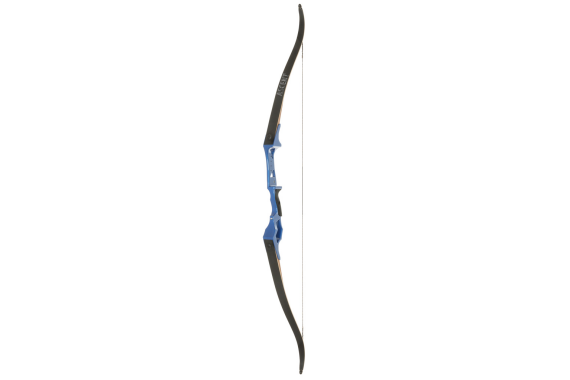 October Mountain Ascent Recurve Bow Blue 58 In. 45 Lbs. Rh