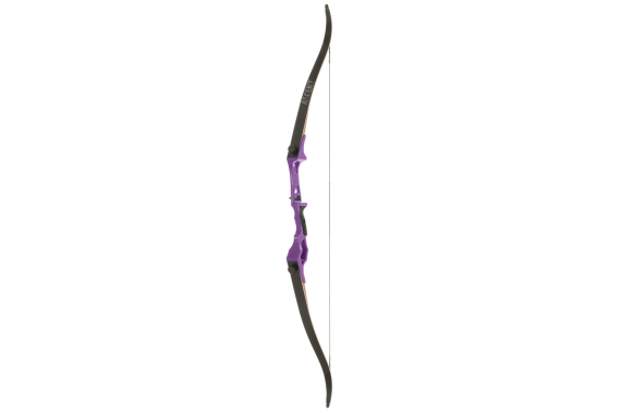 October Mountain Ascent Recurve Bow Purple 58 In. 40 Lbs. Rh