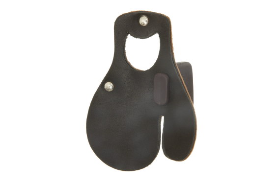 October Mountain Leather Tab Black Large Rh