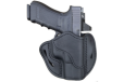 Optic Ready Open Top Multi-fit Belt Holster - Stealth Black, Right Hande...