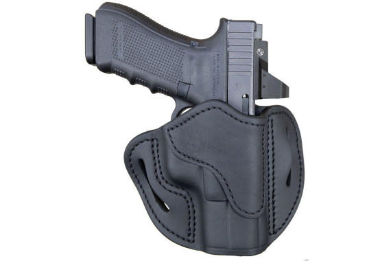 Optic Ready Open Top Multi-fit Belt Holster - Stealth Black, Right Hande...