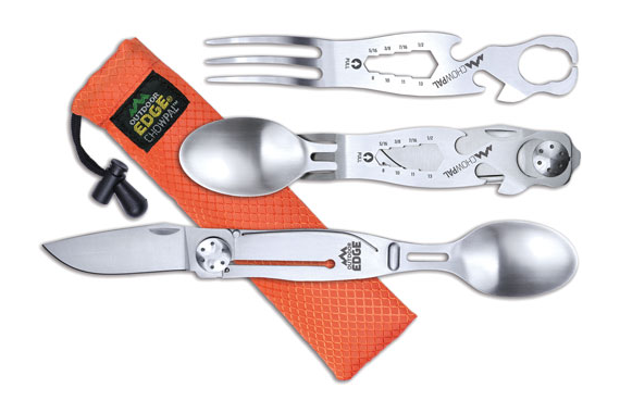 Outdoor Edge Chowpal Mealtime - Multitool W-knife & Orng Pouch