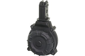 Promag Polymer Drum Magazine Cz Scorpion 9mm Black 50 Rd.