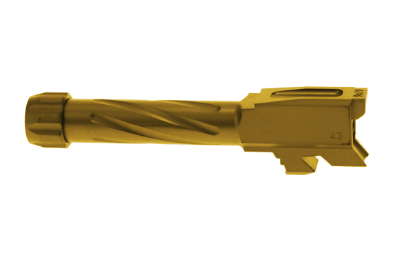 Rival Arms Barrel For Glock 43 - Gen 1 Threaded Gold