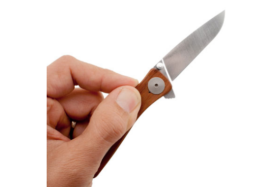 Sog Knife Twitch Ii - Satin Polish Wood Handle